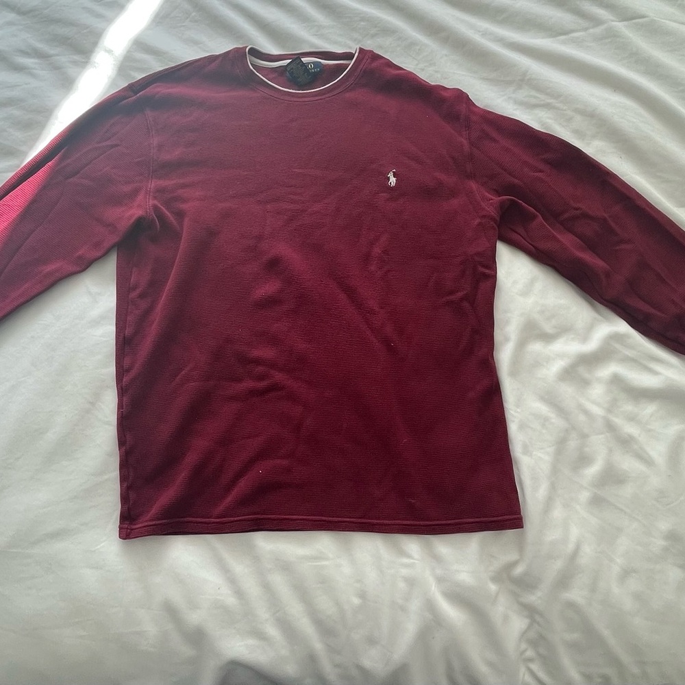 💛 bundle for $3 Polo by Ralph Lauren Men's Burgundy Long Sleeve Tee